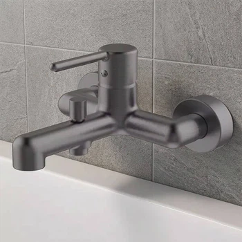 Змішувач для ванни Devit Do It 5050030В, колір brushed gun metal