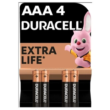 Батарейка DURACELL LR3(AAA) blister 4 (4/40) (АРТ1551)