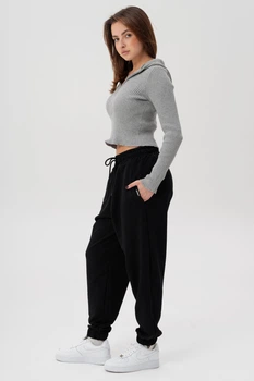 Жіночі Легкі Трикотажні Демісезонні Спортивні Штани Джогери Without Runer XXL Black 585234364