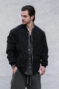 Чоловіча Куртка Вітровка Бомбер Without Softshell XXL/3XL Black