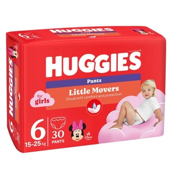 Подгузники-трусики детские Huggies Pants Girl размер 6 (15–25 кг) 30 шт