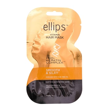 Маска для волос Ellips Vitamin Hair "Безупречный шелк" с Про-Кератиновым Комплексом 18 г