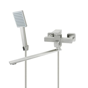 Смеситель для ванны Venta однорычажный, сатин (VC302DS)