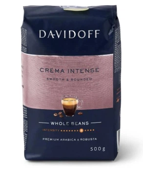 Кава в зернах Davidoff Crema Intense Smooth & Rounded 500 г