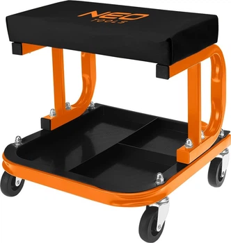 Stołek warsztatowy NEO Tools na kółkach z półką na narzędzia 11-604 (5907558477269)