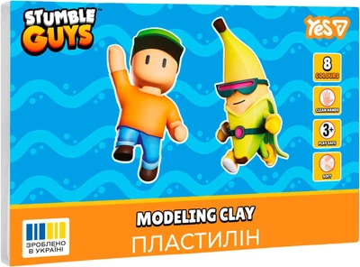 Пластилин YES Stumble Guys 8 цветов 160 г (540708) (4823091923524)