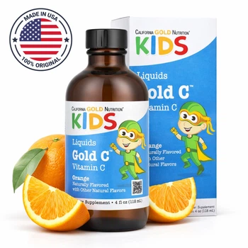 Витамин C в жидкой форме для детей от 4 лет California Gold Nutrition Kids Gold C 118 мл