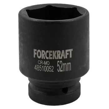 Головка ударна 6-гранна подовжена 1" 52 мм FORCEKRAFT FK-48510052