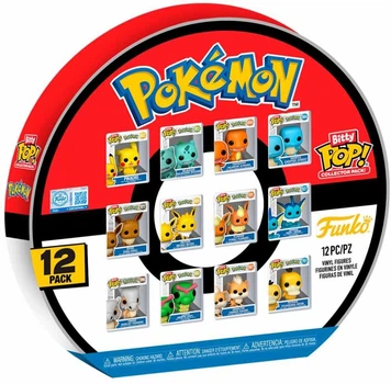 Zestaw figurek Funko Bitty POP! Collector Pack: Pokemon 2.3 cm 12 szt 88984 (889698889841)