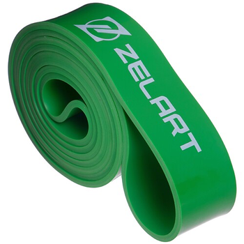 Гума петля для підтягувань та тренувань стрічка силова Zelart POWER LOOP Зелений