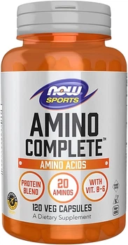 Комплекс амінокислот Now Foods Sports Amino Complete Amino Acids 120 капсул