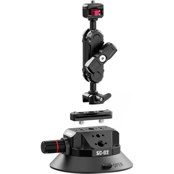 Присоска с быстросменным креплением Ulanzi SC-02 Extended Vacuum Suction Cup 4.5 UV-3090 Black