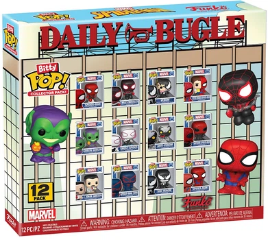Набор фигурок Funko Bitty POP! Collector Pack: Spider-Man 2.3 см 12 шт 88985 (889698889858)