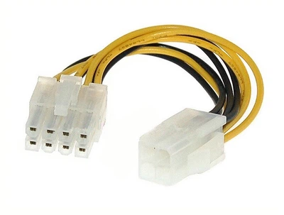 Кабель питания для процессора ATX 4 pin F - 8 pin M, 0.2м