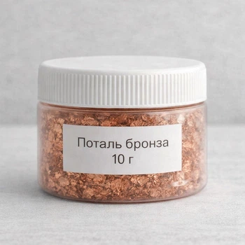 Поталь для декору 10 г Бронзовий