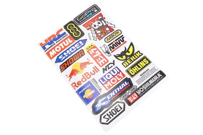 Наклейки набор 21 шт для мотоцикла и шлема multi-brand A8036 (20x30 см) PRC