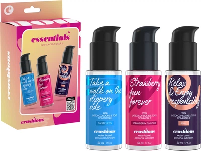 Набір лубрикантів Crushious Essentials 3 в 1 3 шт х 50 мл (799632355489)