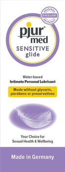 Гель лубрикант для чутливої шкіри Pjur Med Sensitive Glide 2 мл (827160111106)