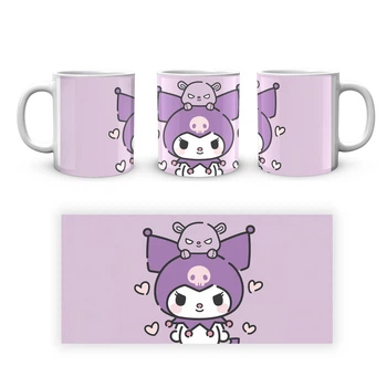 Керамическая кружка с принтом Hello Kitty для кофе и чая 330 мл (E2A7604BC709)