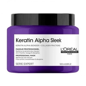Маска для волос L'Oreal Professionnel Keratin Alpha Sleek Mask 500мл.