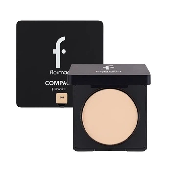 Пудра для лица FlorMar Compact матирующая № 93 Natural Coral Biege Натурально-карамельный
