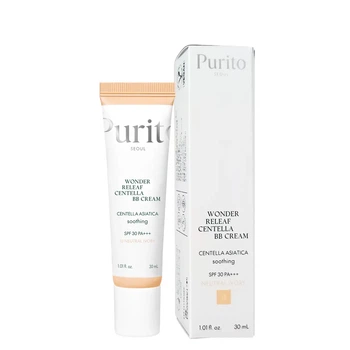 BB крем Purito Wonder Releaf Centella BB Cream SPF30 з екстрактом центели 30 мл, 23 Natural Beige