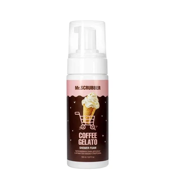 Пінка для душу Mr. Scrubber Coffee Gelato парфумована з ароматом "Кава", 150 мл