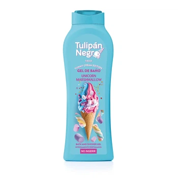 Гель для душа Tulipan Negro Yummy Cream «Зефирный Единорог» 650 мл