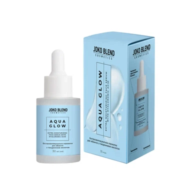 Сироватка для обличчя зволожувальна з гіалуроновою кислотою Joko Blend Aqua Glow 30 мл