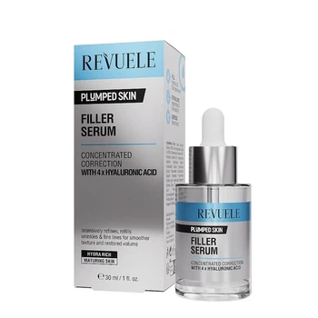 Сыворотка-филлер для лица Revuele Plumped Skin Filler с гиалуроновой кислотой, 30 мл
