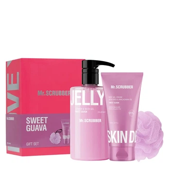Подарочный набор косметики для женщин Mr. Scrubber Gift Set Sweet Guava, 3 продукта