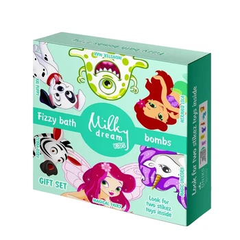 Подарочный набор с бомбочками для ванны Milky Dream 7 штук по 75 г