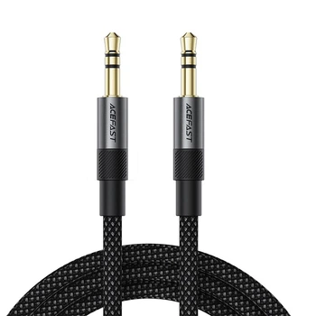Кабель ACEFAST 3.5mm AUX audio adapter cable J10 |1.2m| Black