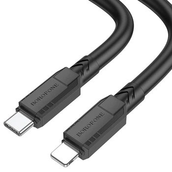 Кабель USB Borofone BX81 PD Type-C to Lightning Чорний