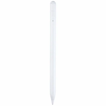 Стилус P1006A активный универсальный ёмкость 130mAh белый алюминий для сенсорных устройств