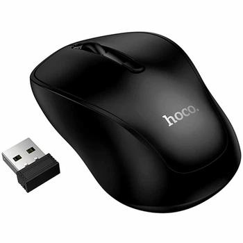 Беспроводная мышь Hoco GM41 Exciting оптическая 1600DPI USB Bluetooth черный эргономичная симметричная