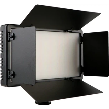 LED RGB Панель 30см 50Вт с механическими кнопками питания от сети и батареи для фото и видео съемки U-800+ Черный