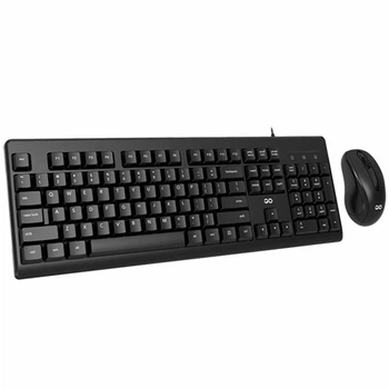 Клавиатура и мышь Fantech KM103 USB черный 104 клавиши мембранные для работы и учёбы