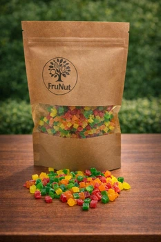 Цукати мікс дрібний кубик, 250 г FruNut