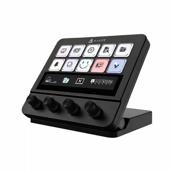 Міні-клавіатура консольна панель Ajazz AKP05E Stream Controller, Studio Deck, 15 макропрограмованих клавіш (чорний)