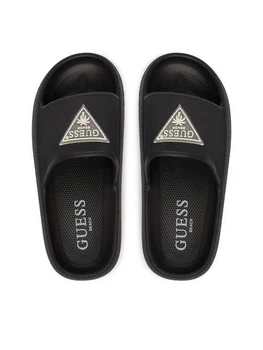 Шлепанцы резиновые с лого Guess 41 черный E6GZ19WG5X0