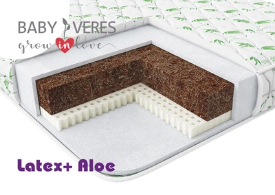Матрас Baby Veres "Latex+" Aloe vera 120*60*10 см.