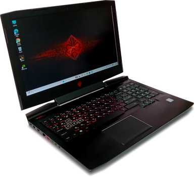 Ігровий ноутбук HP Omen 15.6" 6-ядерний i7-8750H 16GB DDR4 256 SSD + 1 Tb nVidia GTX 1060 6Gb + новий акумулятор Б/В