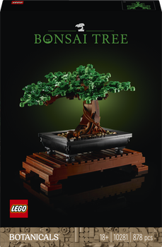 Zestaw klocków LEGO Icons Drzewko bonsai 878 elementów (10281)