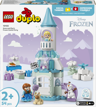 Zestaw klocków LEGO Duplo Przyjęcie w lodowym zamku Anny i Elzy 54 elementy (10455)