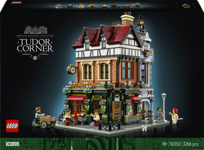 Klocki konstrukcyjne LEGO Icons Dom w stylu angielskim 3266 elementów (10350)