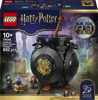 Zestaw klocków LEGO Harry Potter Kociołek: Sekretna sala zajęć z eliksirów 652 elementy (76464)