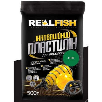 Пластилін для риболовлі REALFISH 500 грам