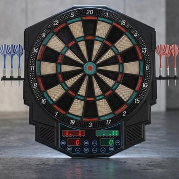 Дартс электронный Outtec DB1800 27 игр 40 см. Звуковые эффекты для дома офиса для детей взрослых
