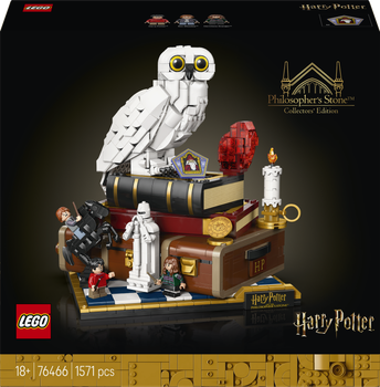 Zestaw klocków LEGO Harry Potter Kamień filozoficzny — edycja kolekcjonerska 1571 element (76466)